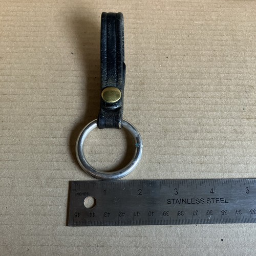 Used leather steel ring - steel,
